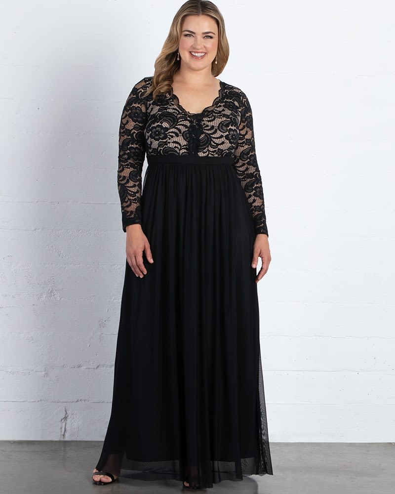 Onyx nites short sleeve evening gown clearance
